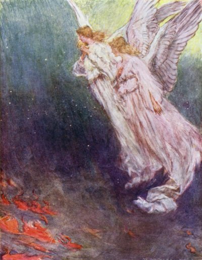 二人の天使 作： William Hatherell